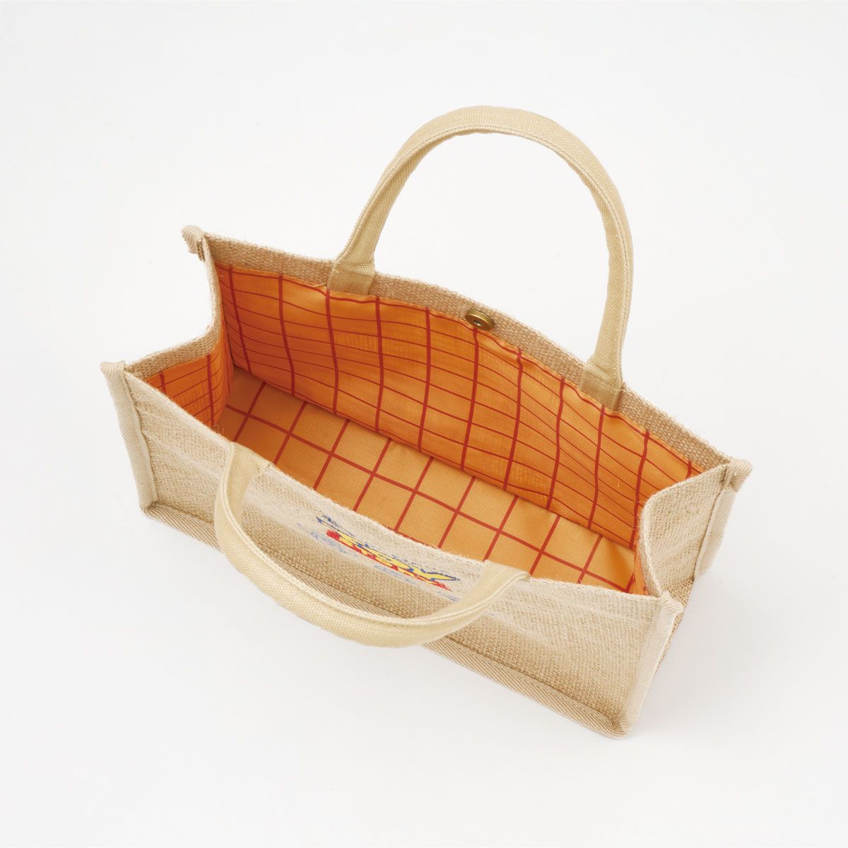 スケーター ジュート ランチバッグ 麻 バッグ かばん お弁当 ランチ おしゃれ かわいい skater KBJ7 トイストーリー トイ・ストーリー ウッディ バズ エイリアン【手提げかばん てさげ 可愛い】