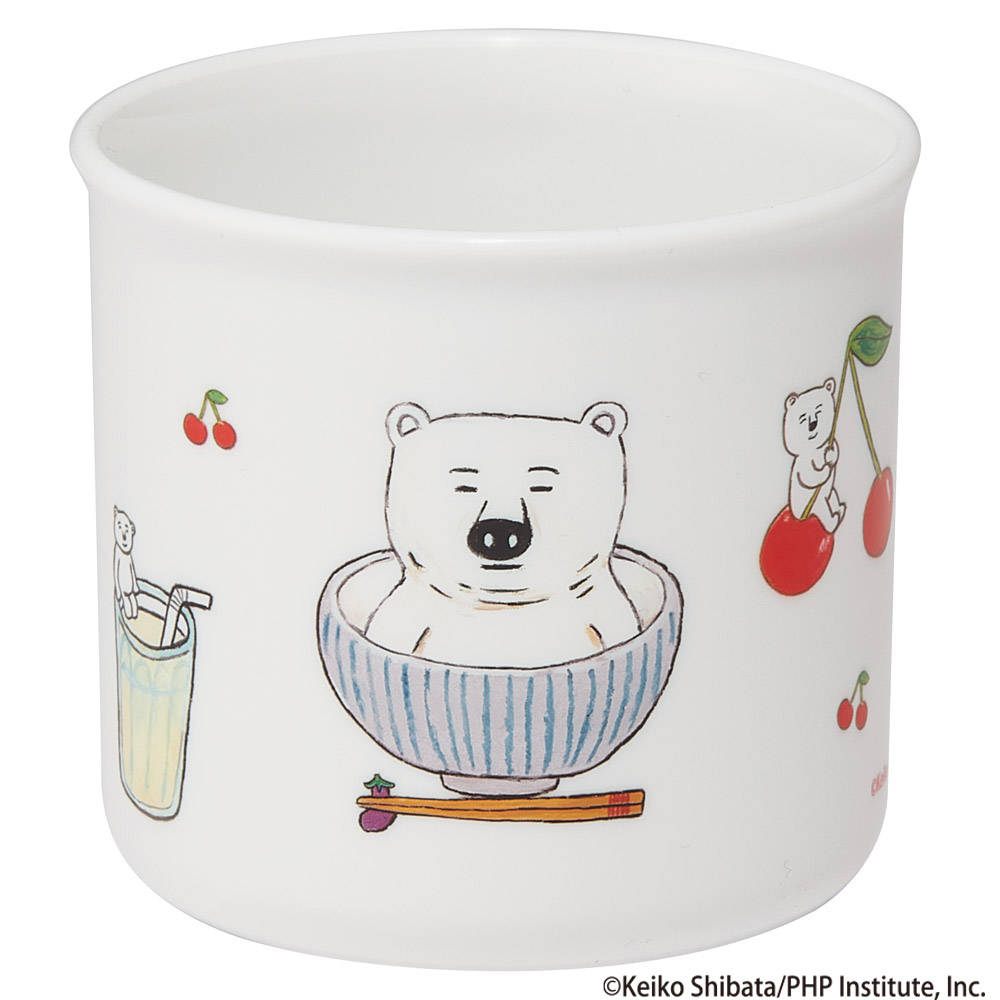 抗菌食洗機対応プラコップ 200ml しろくまシリーズ/KE4AAG_4973307677489
