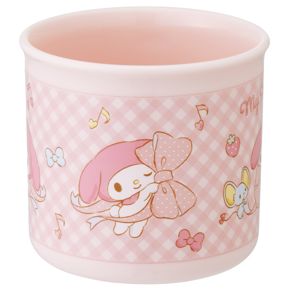 抗菌食洗機対応プラコップ 200ml マイメロディ ビッグリボン／KE4AAG_4973307686481