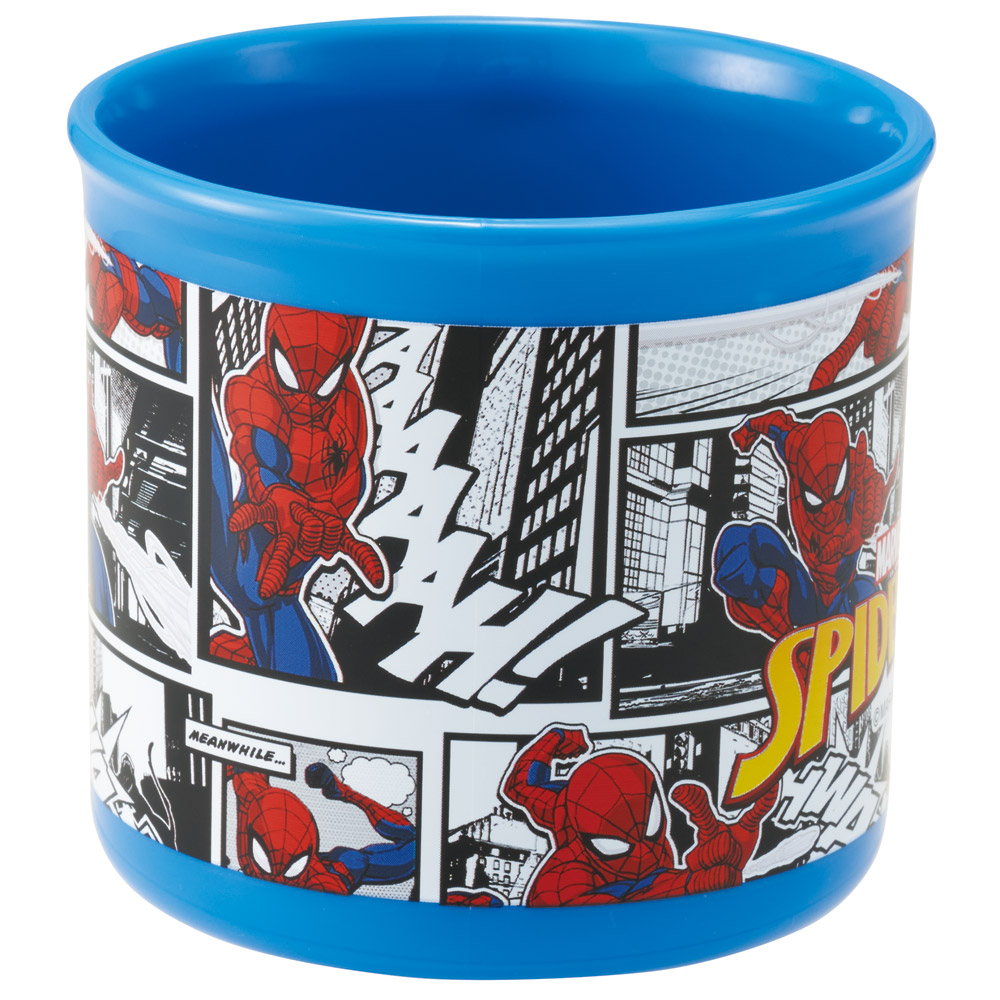 抗菌食洗機対応プラコップ 200ml スパイダーマン25/KE5AAG_4973307689420