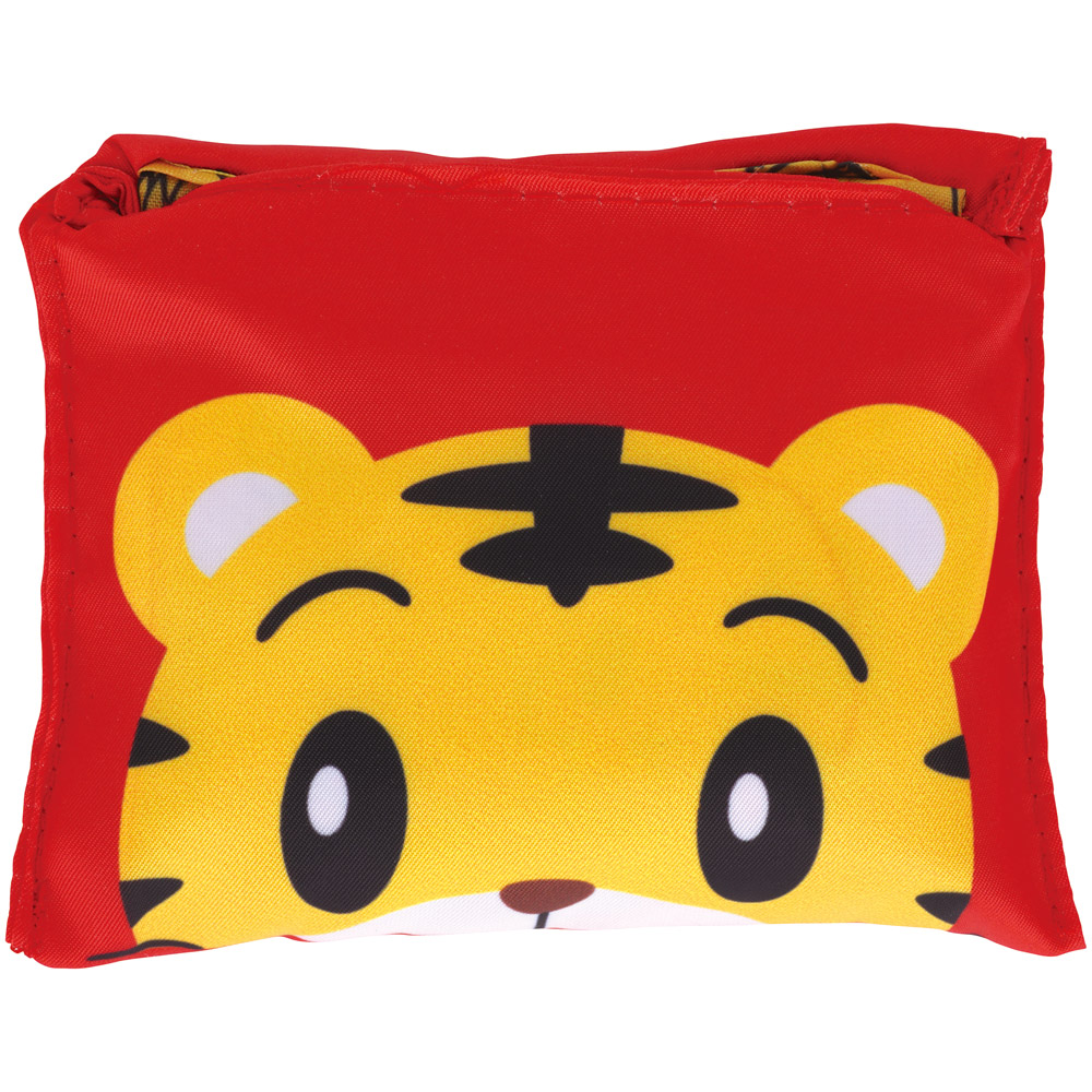 【メール便対象品】 折りたたんでバッグ 親子でお手伝いバッグ お手伝い バッグ 小さめ 小ぶり 縦長 子供 キッズ スケーター skater KFB1 しましま とらの しまじろう 男の子 女の子