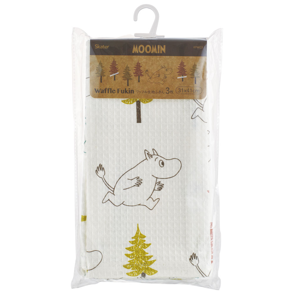 ふきん・キッチンクロス キャラクター 3枚セット ふきん 布巾 台拭き だいふきん スケーター KFWC3 ムーミン Moomin リトルミイ 女性 レディース