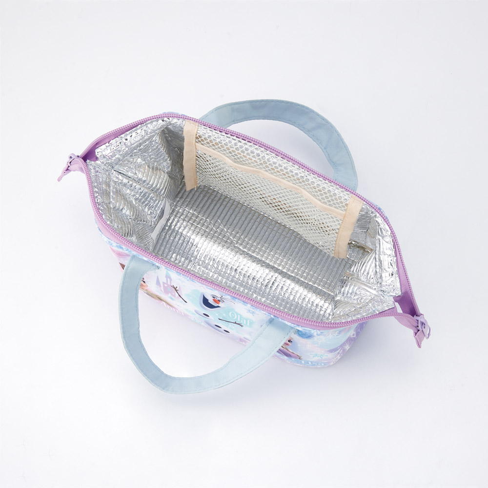 スケーター 保冷 ランチ バッグ がま口 子供弁当箱用 お弁当 かばん 小さめ skater KGA0 アナと雪の女王 26年 アナ雪 ディズニー 女の子 女子【ランチバック 保冷バッグ アルミ蒸着 広口 男の子 女の子】