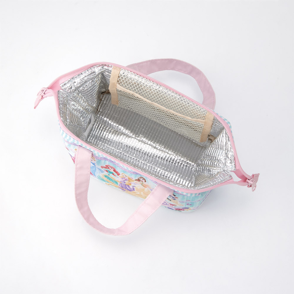 スケーター 保冷 ランチ バッグ がま口 子供弁当箱用 お弁当 かばん 小さめ skater KGA0 ディズニー プリンセス 26年 女の子 女子【ランチバック 保冷バッグ アルミ蒸着 広口 男の子 女の子】