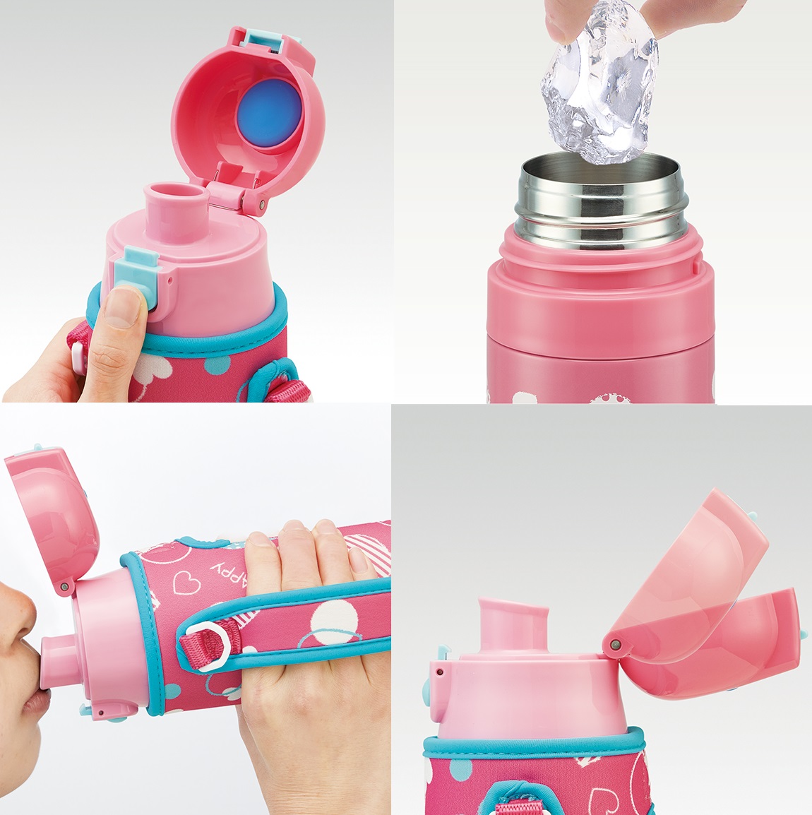 カバー付ダイレクトステンレスボトル 470ml ユニコーン/KSDC4_4973307483554