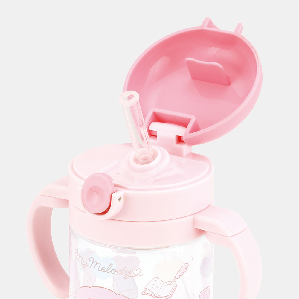 折りたたみ ストローマグ 260ml ベビーマグ ベビー ストロー マグ 両手 子供 1歳 skater スケーター KSHW1N マイメロディ マイメロ サンリオ 女の子 女子【キャラクター ストローコップ ハンドル コンパクト】