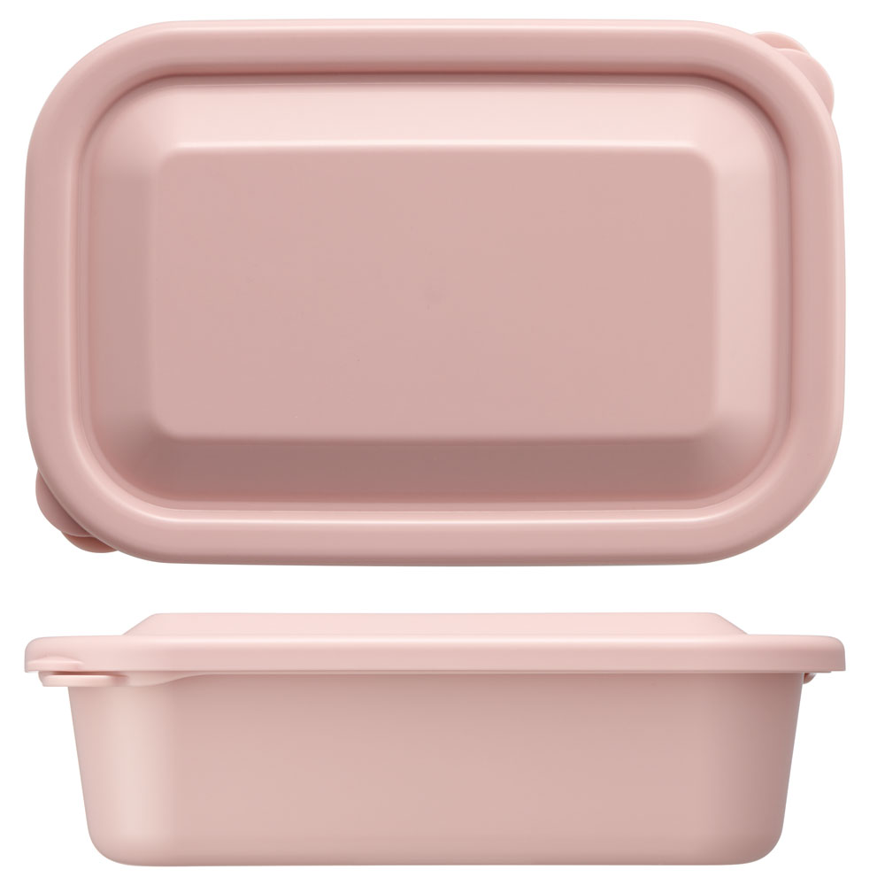 フード ランチ ケース S 580ml スモーク ピンク 弁当箱 ふわっと フタ LFP6 スケーター