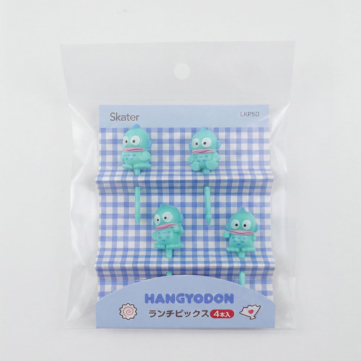 スケーター ランチ ピックス 4本入り ランチピック お弁当 ピック 串 弁当 飾り キャラクター skater LKP5D はんぎょどん ハンギョドン サンリオ 男の子 女の子【お弁当ピック ランチピックス かわいい 子供】