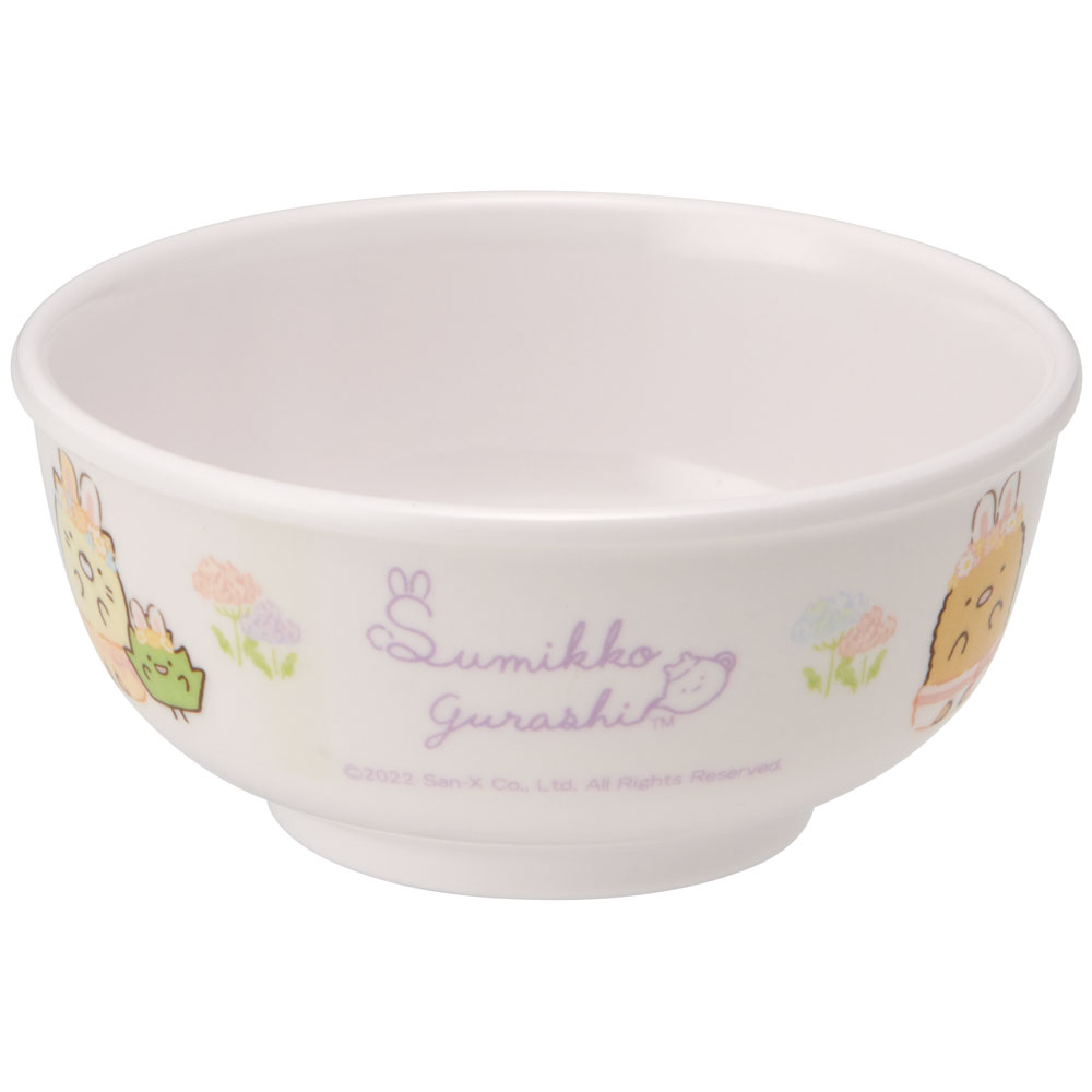 メラミン 茶わん 子供 食器 お椀 ボウル カップ 軽量 丈夫 メラミン食器 子ども食器 M320 スケーター すみっコぐらし すみっこ ぐらし 女の子 女子【食洗機対応 キャラクター かわいい こども 子ども キッズ お茶碗】