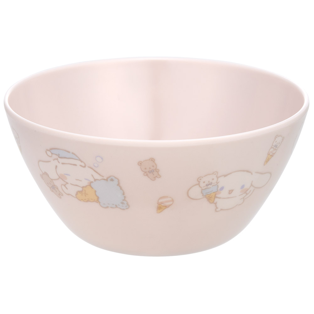 メラミン ボウル 子供 食器 お椀 茶わん カップ 軽量 メラミン食器 子ども食器 skater MBL4P スケーター シナモロール ナチュラル シナモン サンリオ 女の子【キャラクター かわいい こども 子ども キッズ お茶碗 ボール】