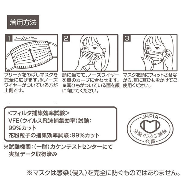 子供プリーツマスク 7枚入り パウ・パトロール/MSKP3N_4973307626494