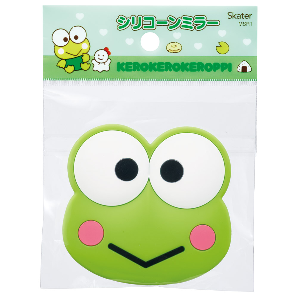 【メール便対象品】 スケーター キャラクター ダイカット シリコンミラー 鏡 ミラー 可愛い 携帯 メイク直し 身だしなみ skater MSR1 けろけろけろっぴ サンリオ 女の子 男の子【手鏡 ハンドミラー 手のひらサイズ メイク きれい かわいい】