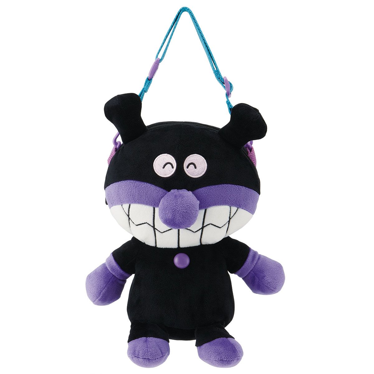 スケーター ばいきんまん ぬいぐるみ リュック キャラクター 子供 リュックサック かわいい skater NRYU1 アンパンマン あんぱんまん【子ども キッズ こども 可愛い ファスナー 3WAY】