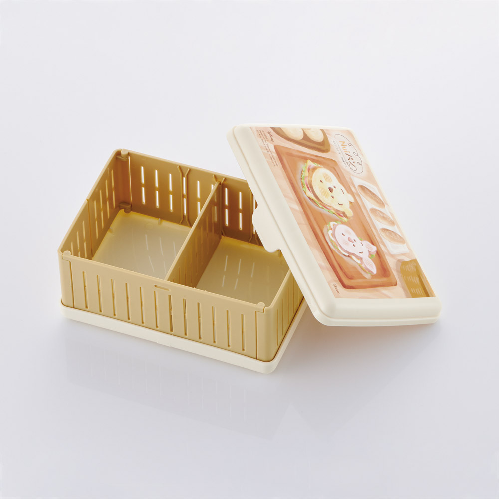 スケーター サンドイッチケース 折りたたみ 折り畳み 弁当箱 お弁当 日本製 サンドウィッチ skater OS1 Nuiパン ぬいパン ぬいぱん ヌイパン ディズニー【サンドイッチ ケース ランチ 1段 おしゃれ かわいい ピクニック】