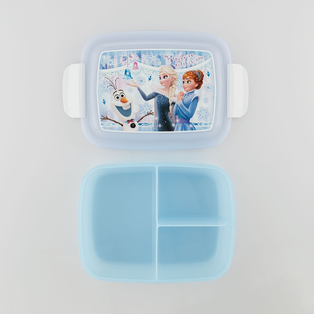 キッズ ランチボックス 840ml お弁当箱 弁当箱 仕切り 一体型 ランチ 子供 こども スケーター skater P84 アナと雪の女王 アナ雪 ディズニー 女の子 女子