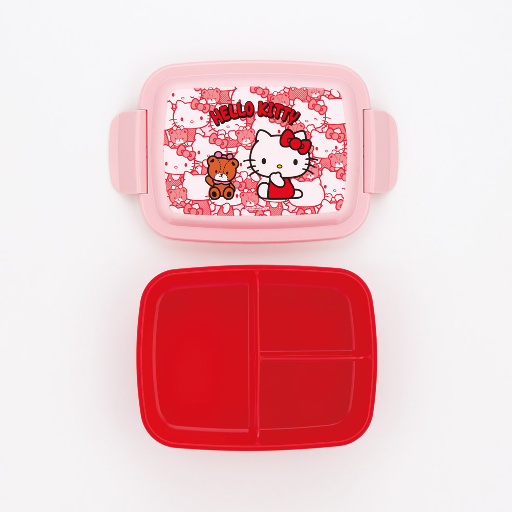 キッズ ランチボックス 840ml お弁当箱 弁当箱 仕切り 一体型 ランチ 子供 こども スケーター skater P84 キティ ハローキティ キティちゃん 女の子