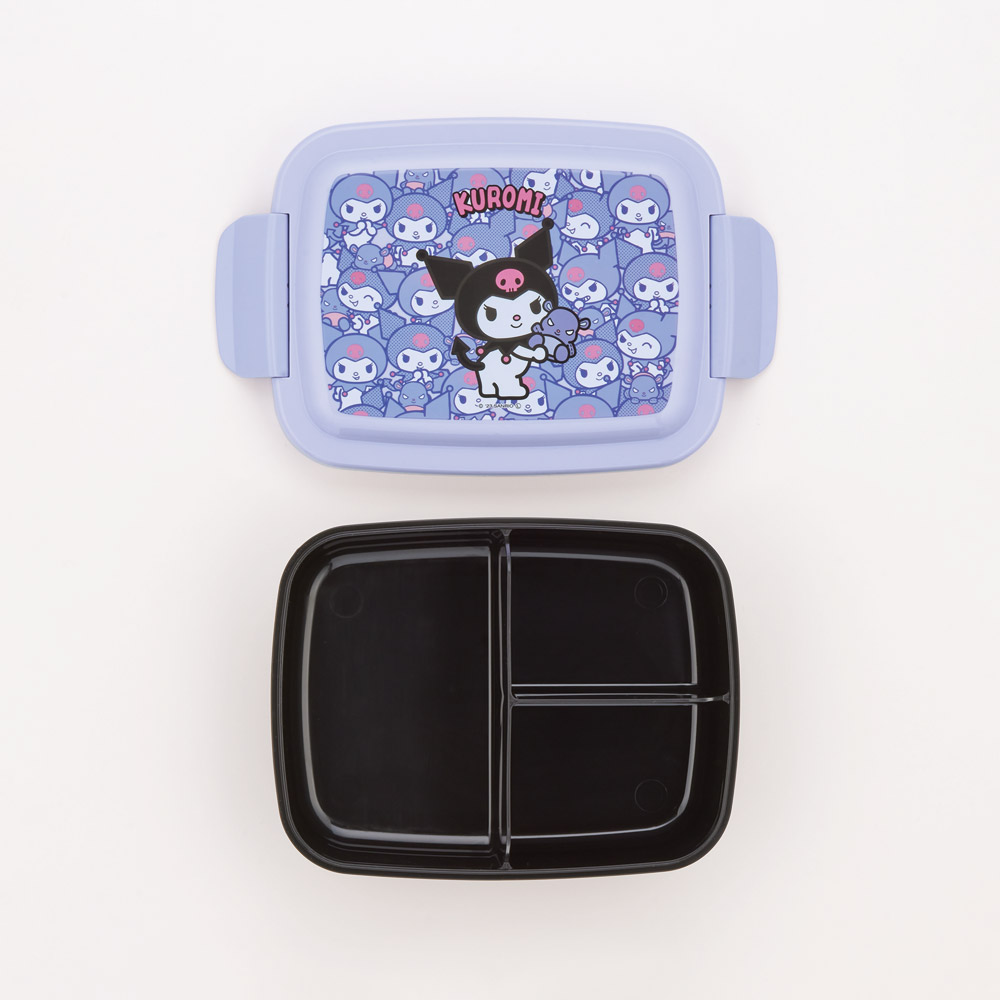 キッズ ランチボックス 840ml お弁当箱 弁当箱 仕切り 一体型 ランチ 子供 こども スケーター skater P84 クロミ クロミちゃん サンリオ 女の子 女子
