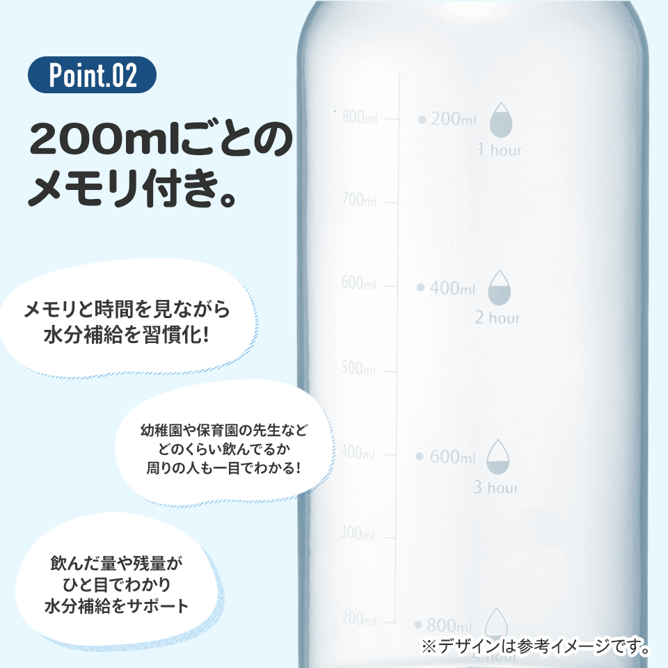 【送料無料】ドリンク マーカー ボトル 1L タイムマーカー 付き 目盛り 水筒 キャラクター skater スケーター PDMK10 ひつじのショーン 男の子 女の子 男子 女子