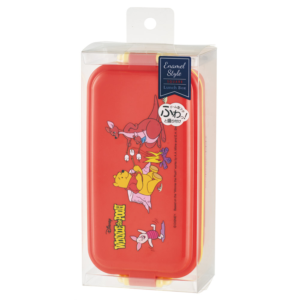 お弁当箱 一段 ランチボックス 520ml 一段弁当箱 ドーム ふわっと 1段 弁当箱 skater PEN5 スケーター くまのプーさん プーさん Pooh 女性 レディース