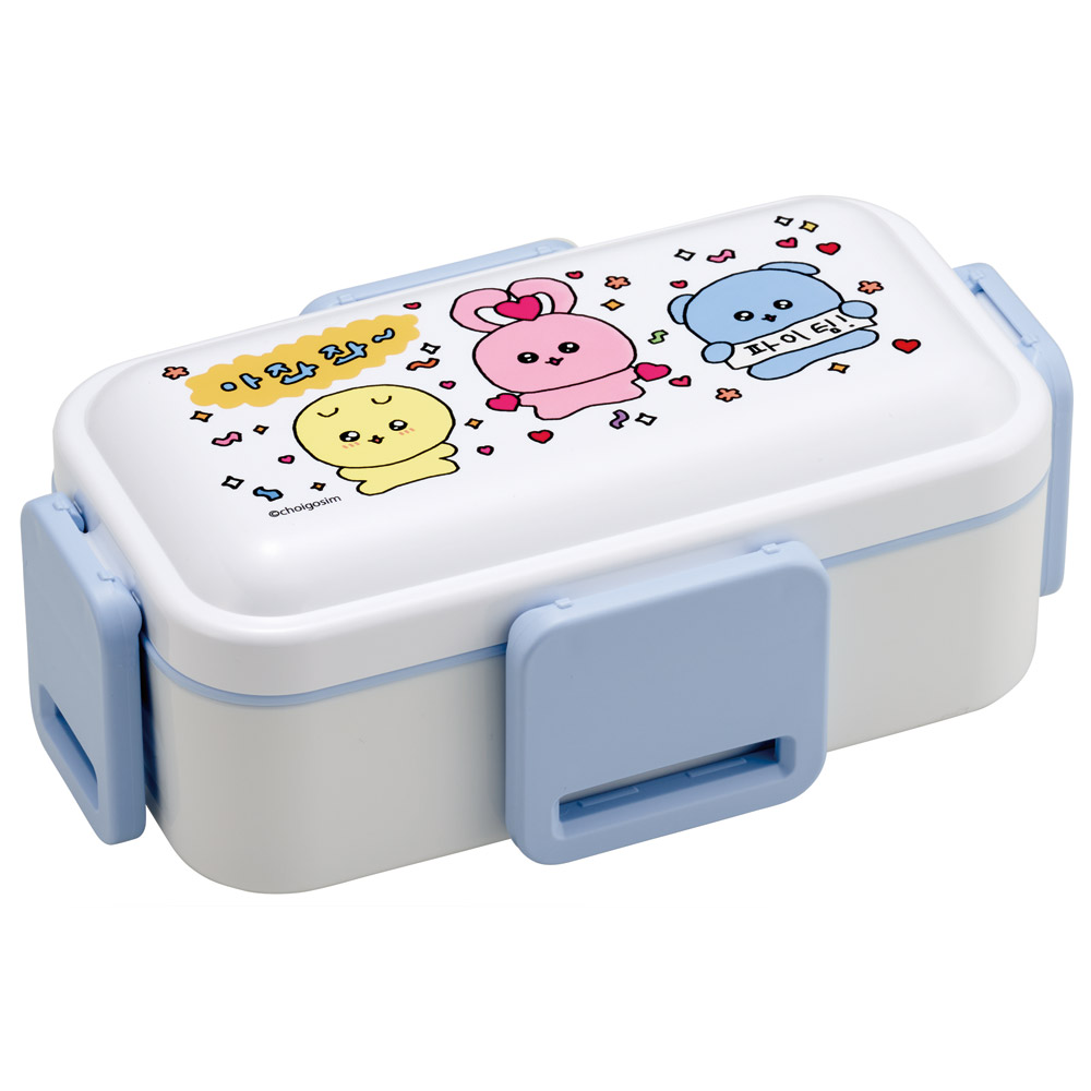 おかずがつぶれにくい抗菌ふわっとフタ弁当箱 2段/600ml チェゴシム/PFLW4AG_4973307687273