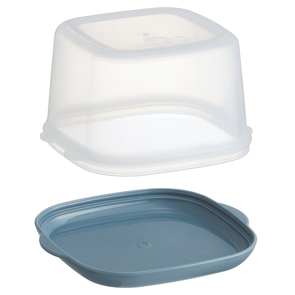 抗菌 2WAY 保存容器 1050ml ケーキ お菓子 マフィン カップケーキ デコレーション スケーター skater PKW10AG アッシュカラー アッシュブルー