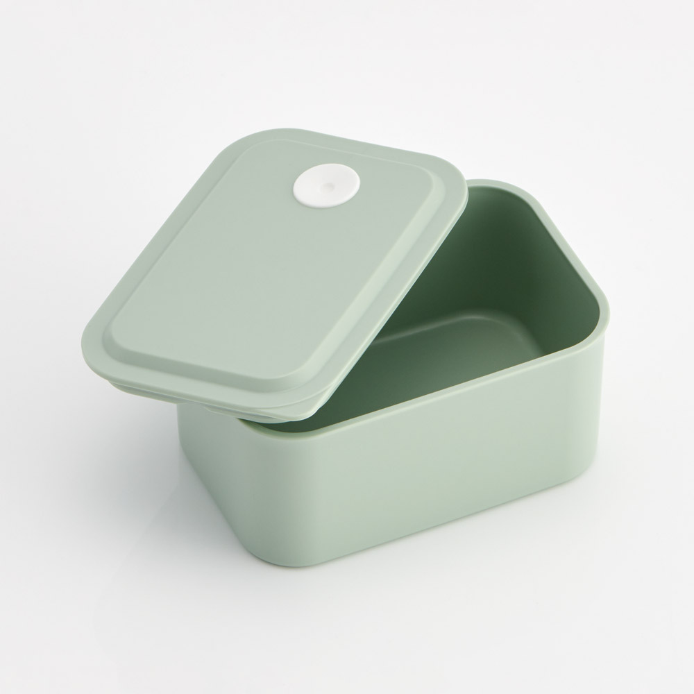 行楽 ランチ ケース S 320ml 1段 お弁当箱 弁当 ランチボックス バイオマス スケーター skater PL32B セピア カラー グリーン 緑 みどり
