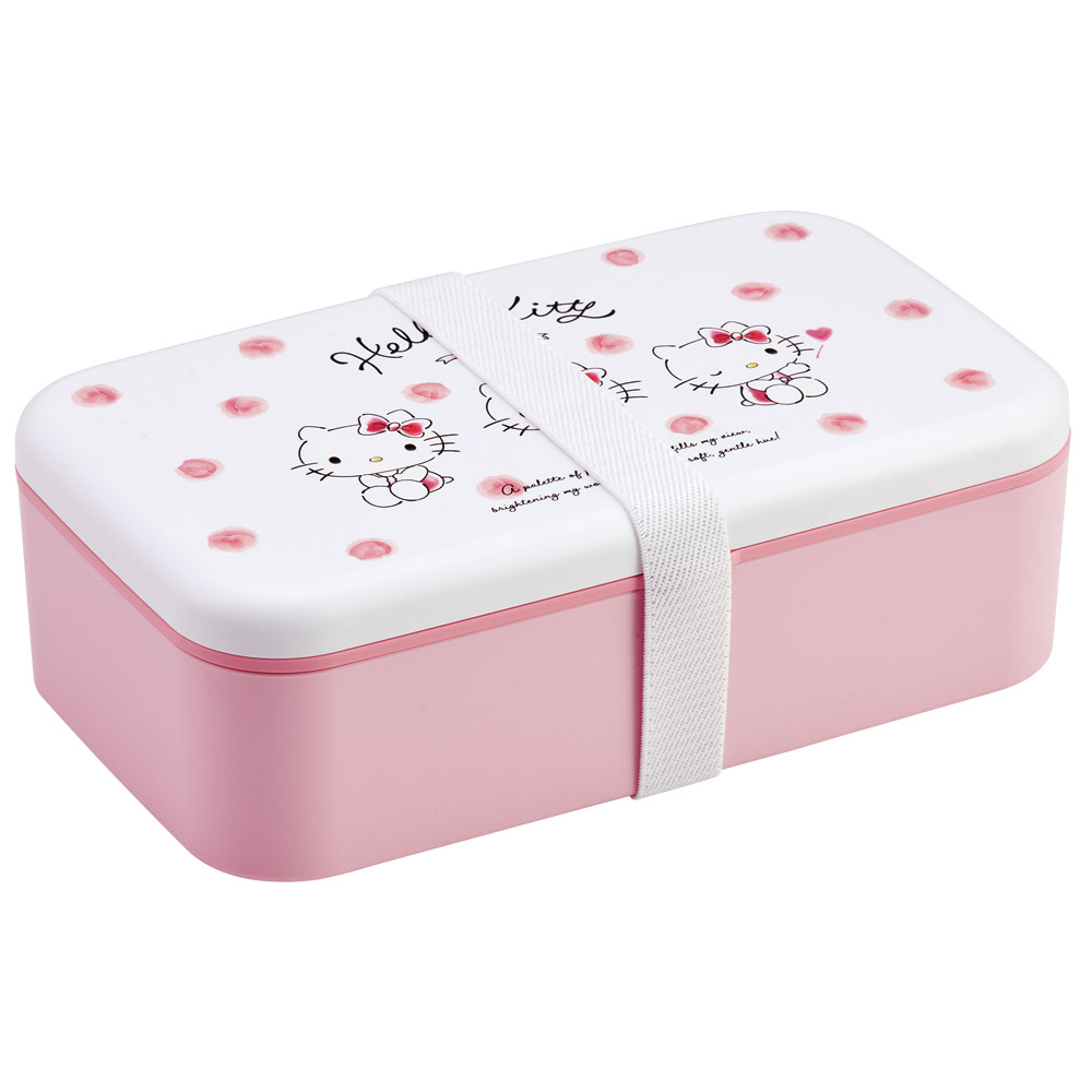 カトラリー付き 弁当箱 1000ml 1段 ランチボックス お弁当 スプーン フォーク スケーター skater PLB10SF キティ ハローキティ キティちゃん 女の子