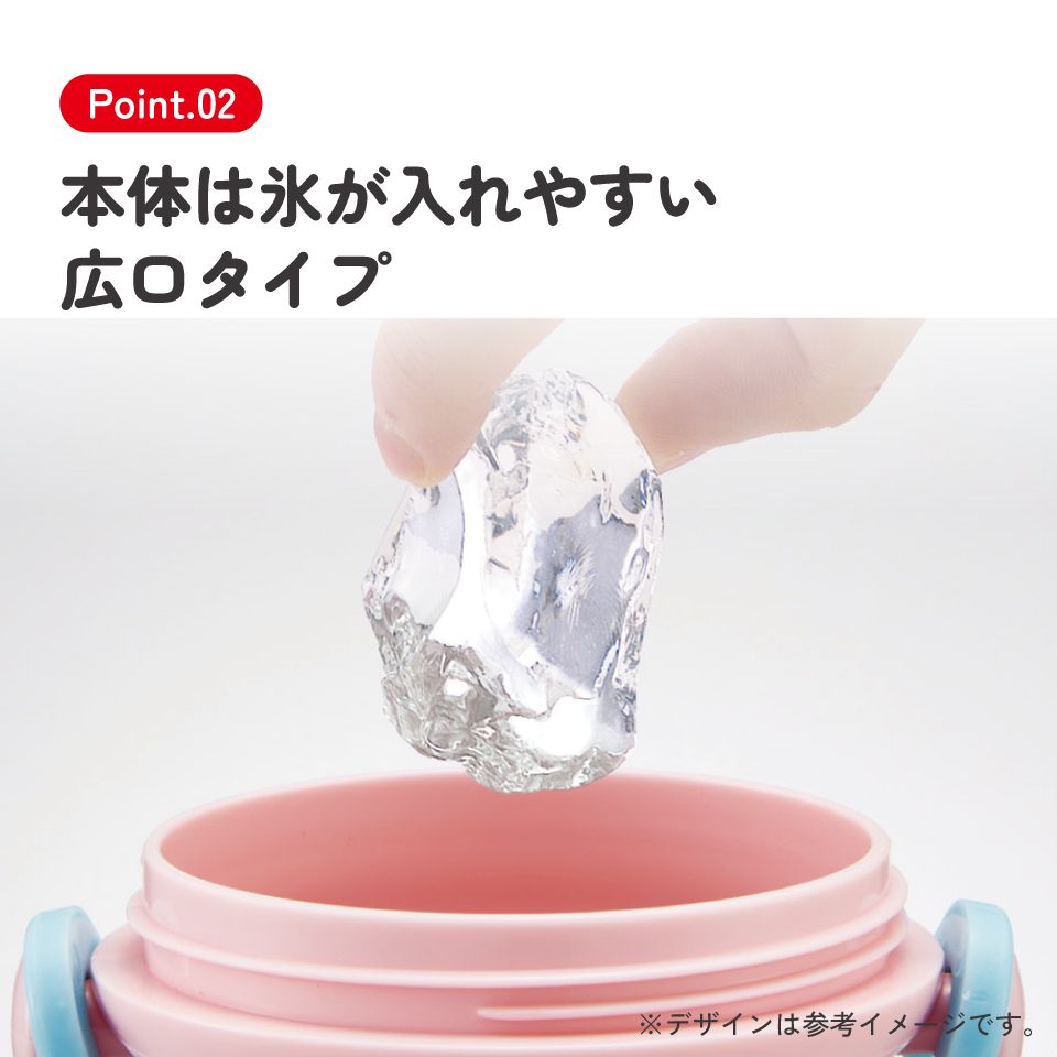 スケーター 水筒 直飲み 大容量 480ml ワンタッチ プラスチック 食洗機