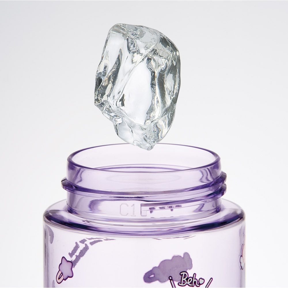 スケーター マスコット付き ストロー ボトル 水筒 470ml 手提げ リング 子供 skater PSBM5 クロミ クロミちゃん サンリオ 女の子 女子【ストロー飲み ストロータイプ 子ども こども かわいい】