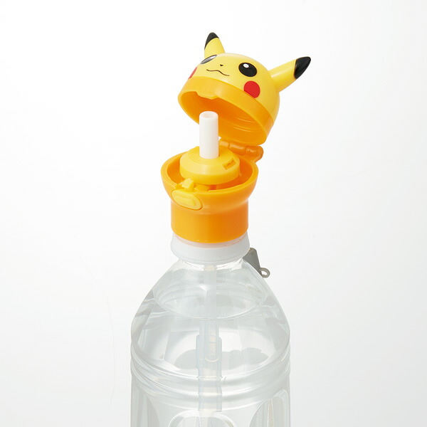 ペットボトルキャップ ストロー ワンプッシュ オープン ケース付き 500ml 350ml skater PSHC7 スケーター ポケットモンスター ポケモン ピカチュウ 23年 男の子【キャラクター ペットボトル キャップ ワンタッチ 入院準備】