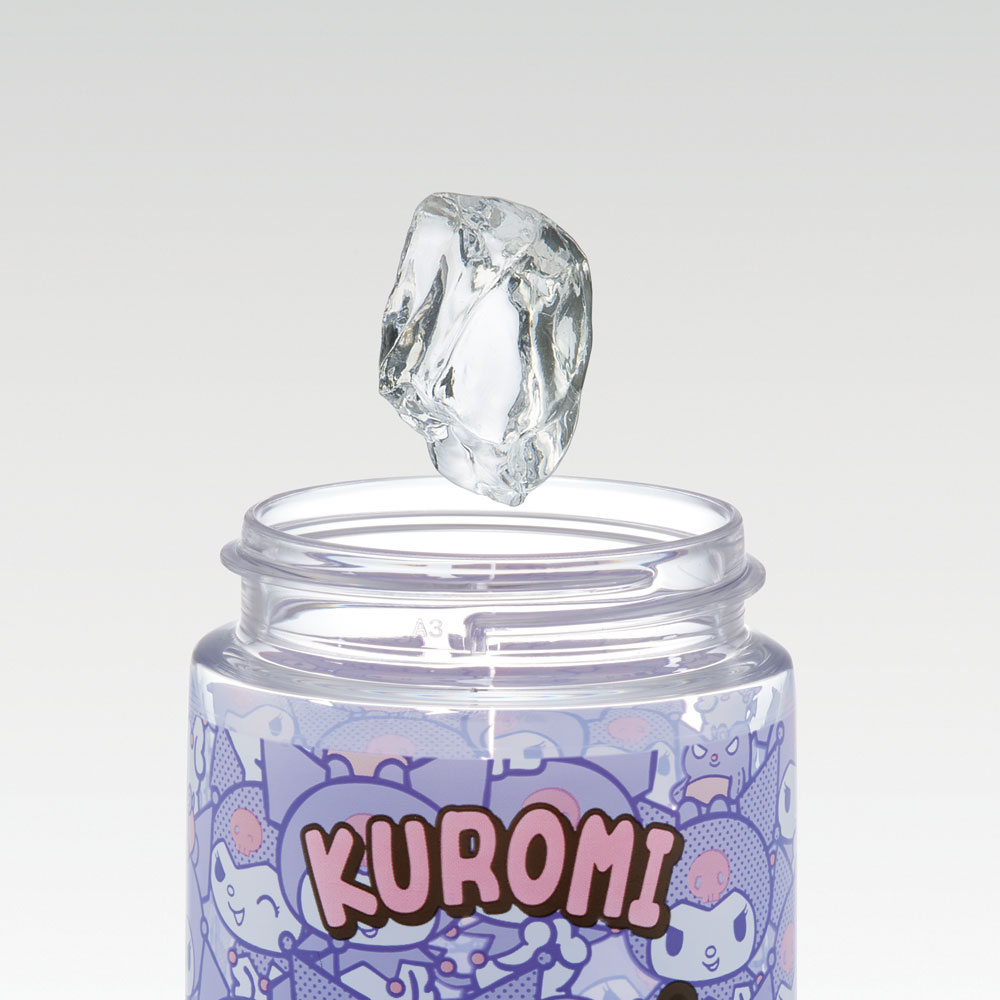 ストロー ボトル 水筒 500ml スパウト型 プラスチック クリア キッズ 子供 スケーター skater PSTB5 クロミ クロミちゃん サンリオ 女の子 女子