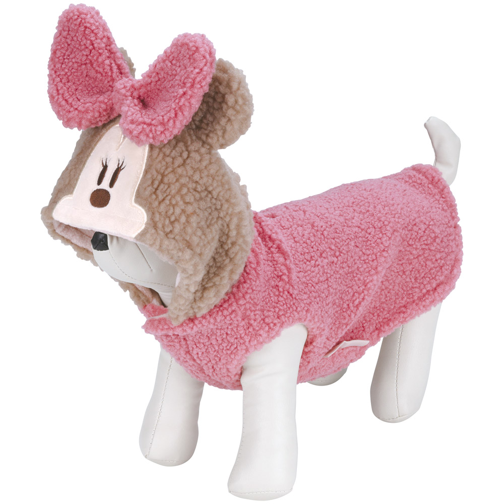 ボアタンク なりきり フード付き Mサイズ 犬 ペット 服 衣装 キャラクター skater スケーター PTFB2 ミニーマウス ミニー Minnie ディズニー 女の子【着ぐるみ SNS 映え コスプレ 仮装 ペット いぬ かわいい】