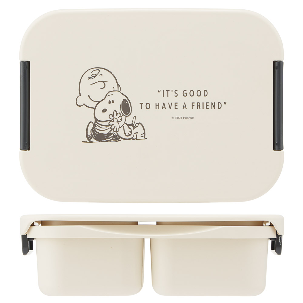 抗菌 セパレート型 弁当箱 900ml タイト ランチボックス 1段 一体型仕切り スケーター skater PTLBS9AG スヌーピー SNOOPY ピーナッツ 女性 レディース