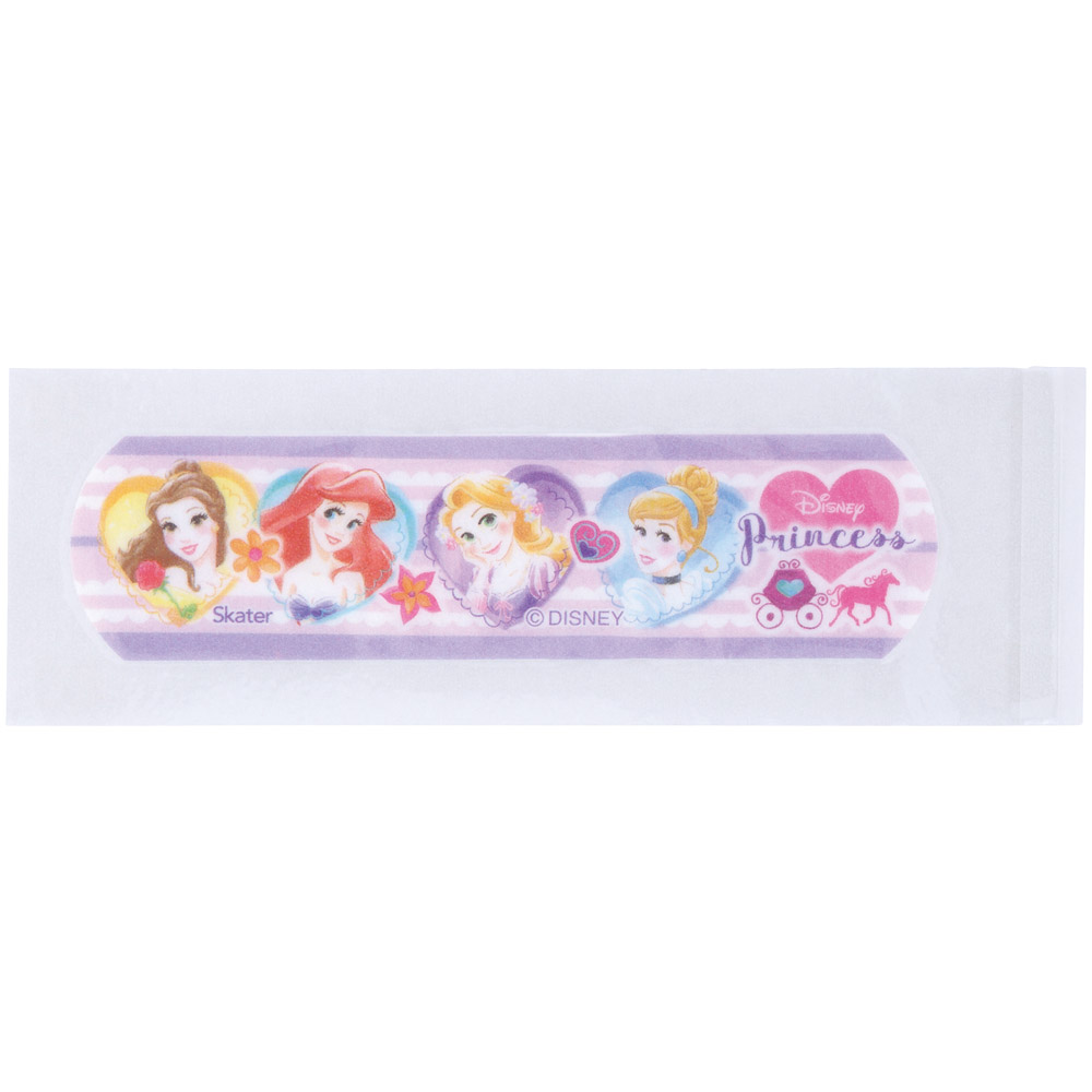 【メール便対象品】 絆創膏 キャラクター 防水 20枚入り L サイズ ばんそうこう 可愛い 子供 子ども スケーター skater QQBG3 ディズニー プリンセス 女の子 女子【キッズ バンソウコウ かわいい 怪我 ケガ キズ 傷 救急】