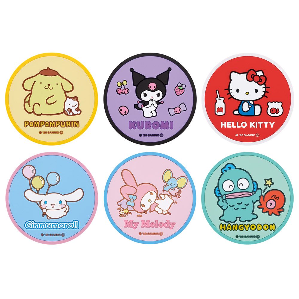 スケーター キャラクター ミステリーボックス ラバーコースター 全6種類 可愛い おしゃれ RCSTB1B skater サンリオ キャラクターズ キティ クロミ 女の子【ブラインド コースター ランダム お楽しみ サプライズ】
