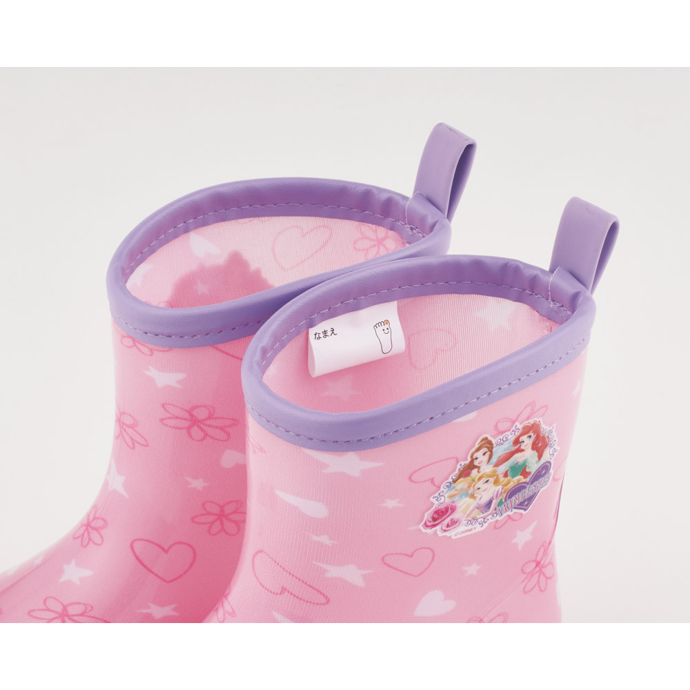 長靴 キッズ 子供 17cm かわいい レインブーツ 歩きやすい 幼稚園 キャラクター skater スケーター RIBT17 ディズニー プリンセス 25年 女の子 女子