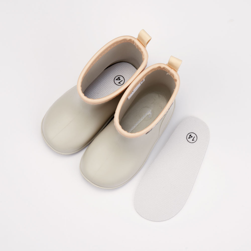 ワッペン 付き レインブーツ 長靴 キッズ 子供 14cm おしゃれ かわいい スケーター skater RIBTW14 Pompon's ハリネズミ はりねずみ 動物 キャラクター