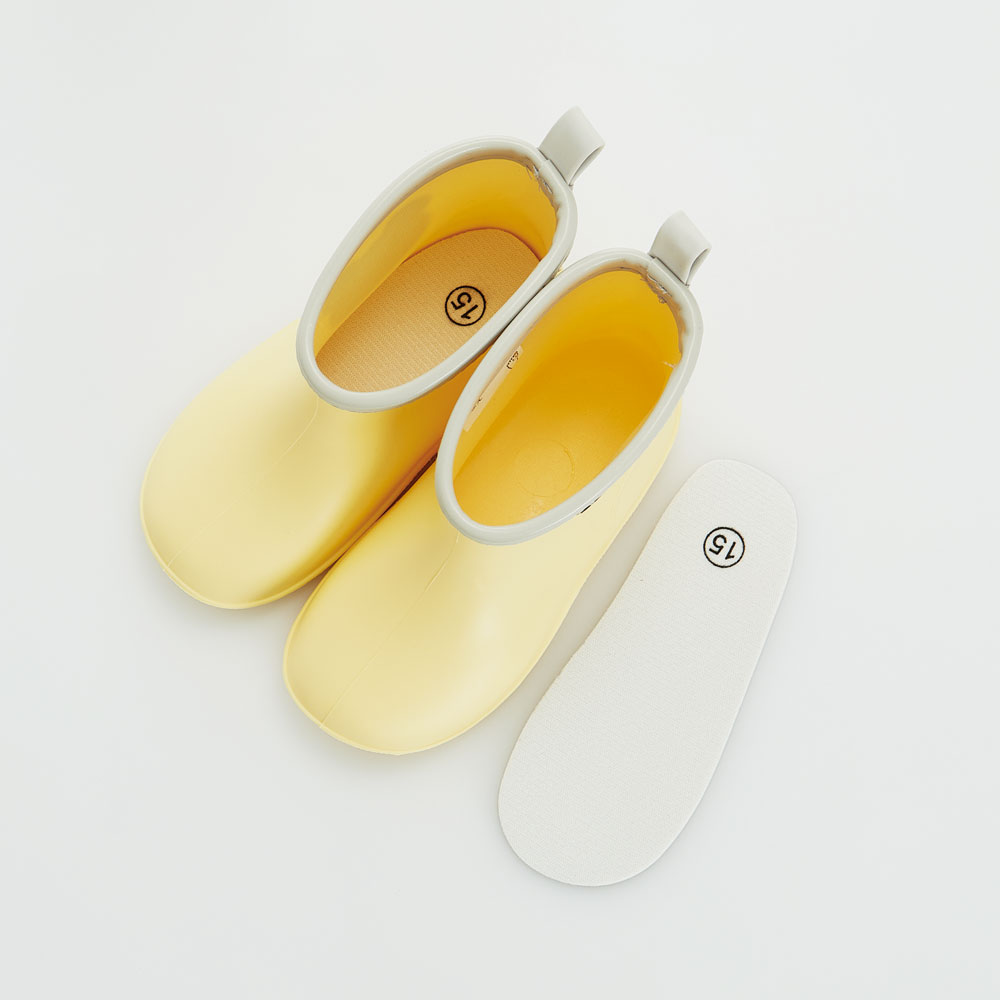 ワッペン 付き レインブーツ 長靴 キッズ 子供 15cm おしゃれ かわいい スケーター skater RIBTW15 ゴパン パンダ パンダ柄 ぱんだ 男の子 女の子