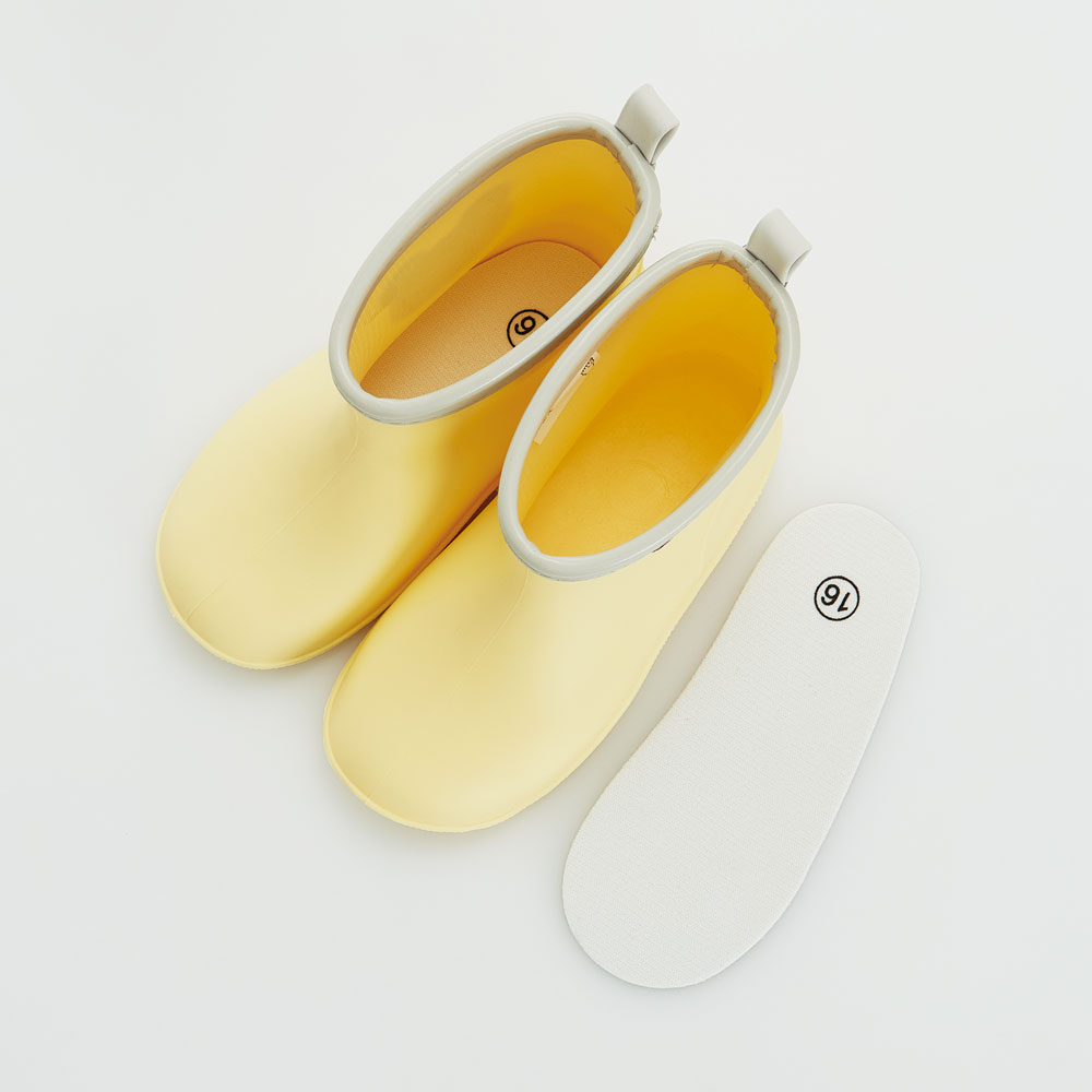 ワッペン 付き レインブーツ 長靴 キッズ 子供 16cm おしゃれ かわいい スケーター skater RIBTW16 ゴパン パンダ パンダ柄 ぱんだ 男の子 女の子