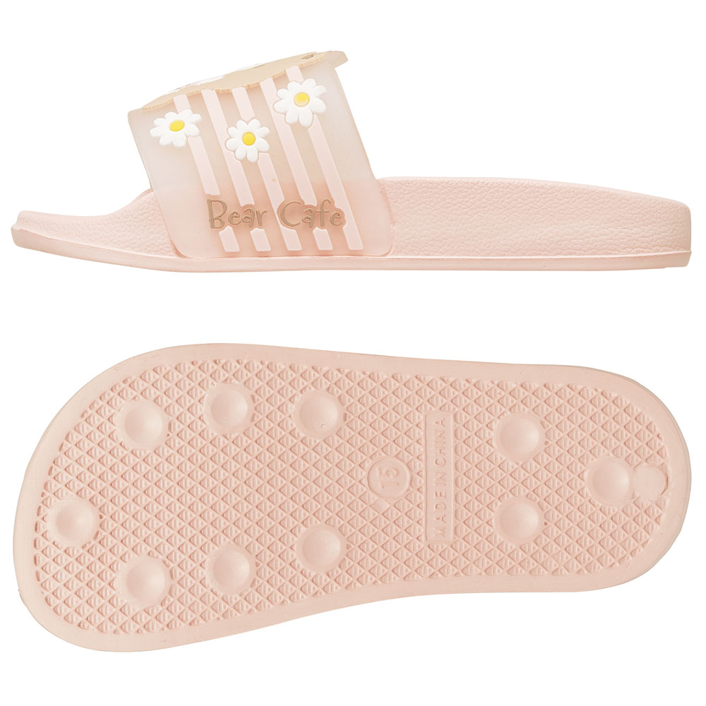キッズ シャワー サンダル 15cm 15 子供 こども かわいい 夏 海 ビーチ スケーター skater SDSH15 Bear Cafe クマ くま 女の子 女子【プール 海水浴 子ども キャラクター】