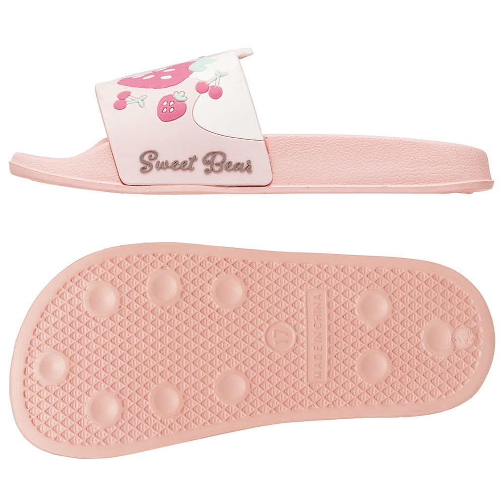 キッズ シャワー サンダル 17cm 17 子供 こども かわいい 夏 海 ビーチ スケーター skater SDSH17 Sweet Bear クマ くま 女の子 女子【プール 海水浴 子ども キャラクター】