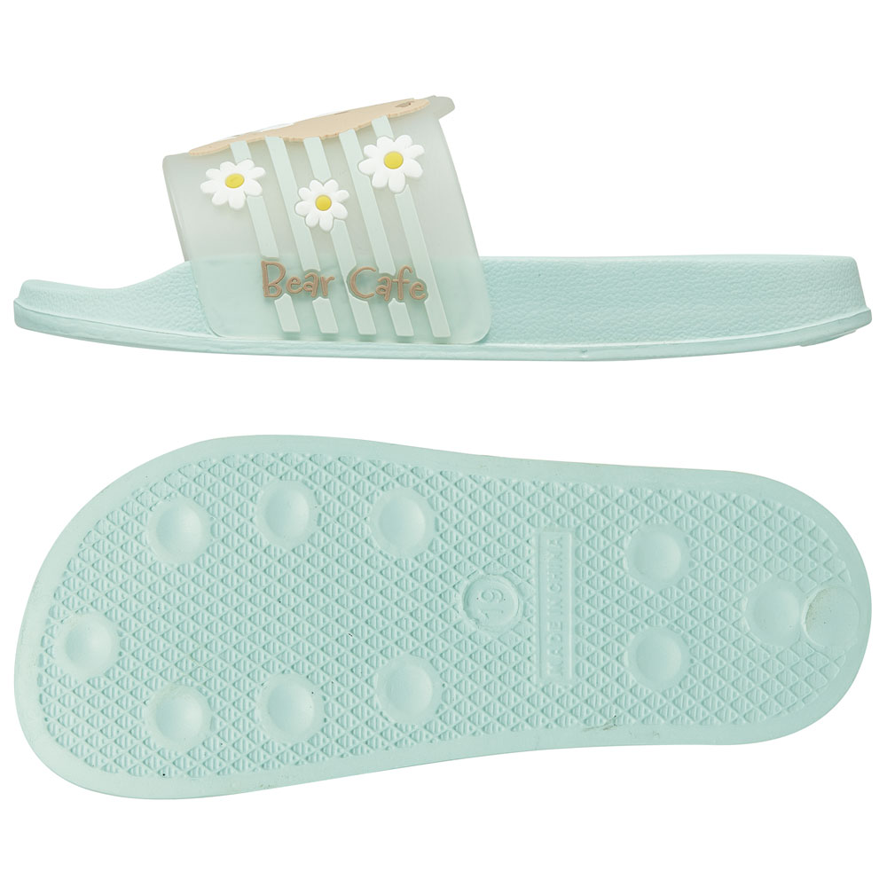 キッズ シャワー サンダル 19cm 19 子供 こども かわいい 夏 海 ビーチ スケーター skater SDSH19 Bear Cafe クマ くま 女の子 女子【プール 海水浴 子ども キャラクター】