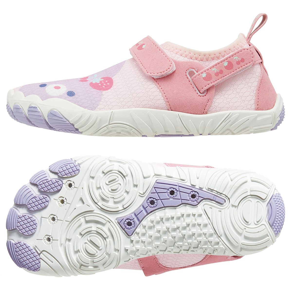 【送料無料】スケーター 子供用 アクアシューズ 19cm 水陸両用 キッズ 靴 マリン シューズ 水遊び 川 海 skater SHAQ19 CUTE BUNNY キュート バニー うさぎ かわいい【マリンシューズ 子供 アクア シューズ レジャー】
