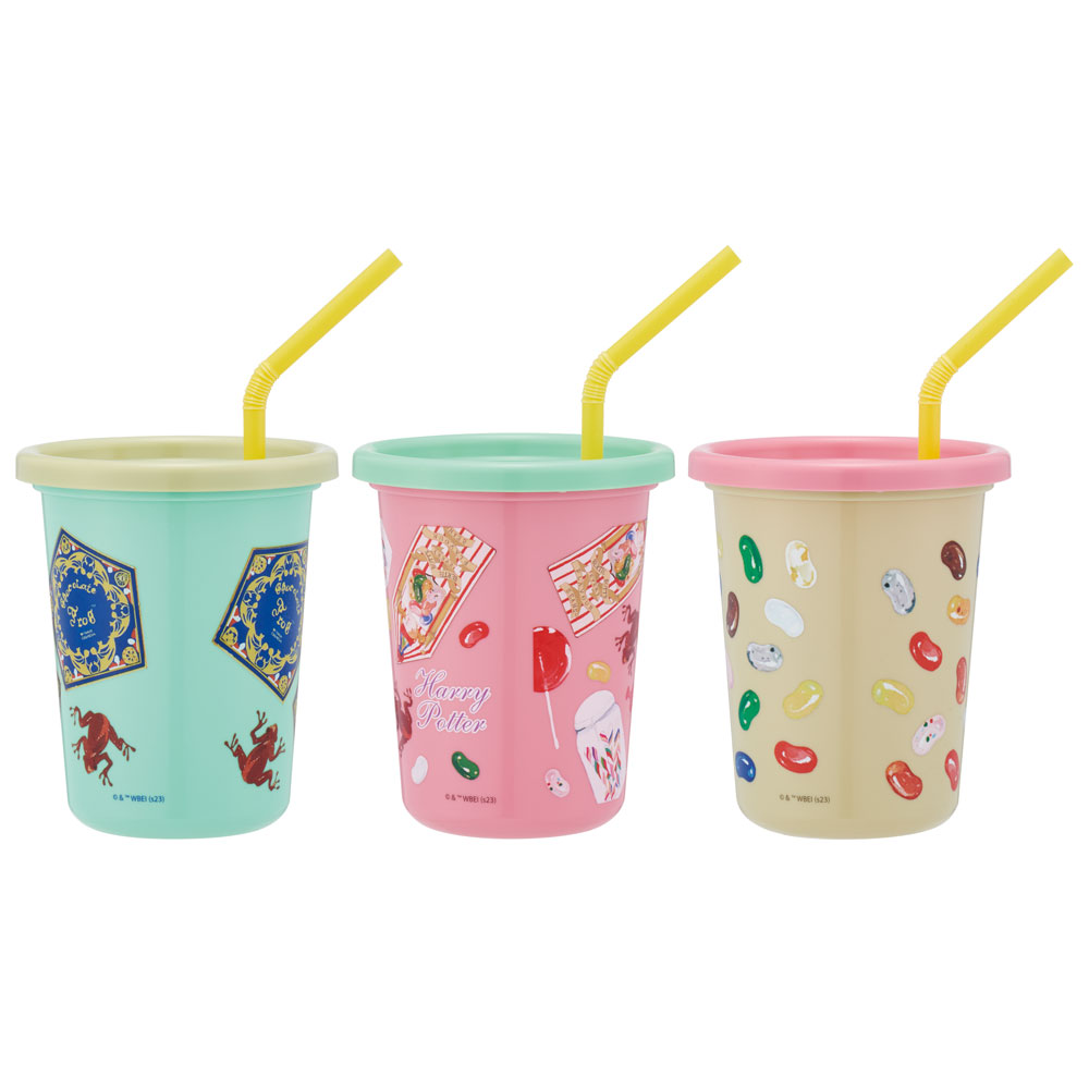 ストロー付タンブラー 320ml/3個セットハリー・ポッター ハニーデュークス/SIH3ST_4973307663970/スケーター