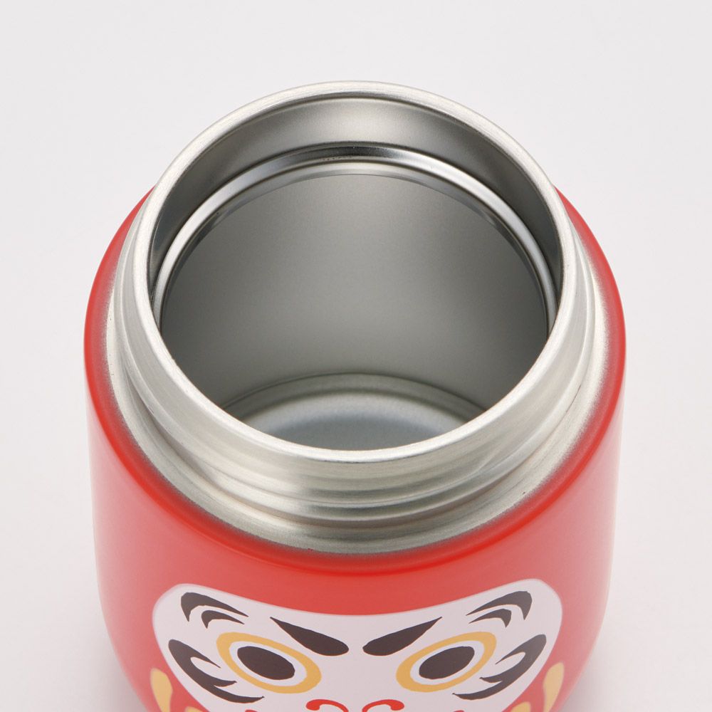 スケーター 水筒 ステンレス マグ ボトル 180ml 保温 保冷 コロンとした かわいい フォルム skater SMGD3 だるまっこ 紅 だるま 赤 レッド 家内安全 開運吉祥【ポケットサイズ 丸み おしゃれ マグボトル 子供 大人】