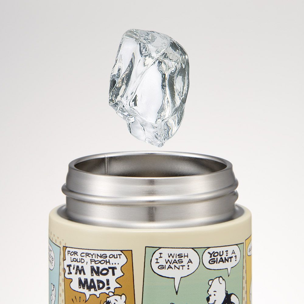 スケーター 水筒 ステンレス マグ ボトル 330ml 保温 保冷 コロンとした かわいい フォルム skater SMGD4 くまのプーさん プーさん Pooh コミック 女性【丸み おしゃれ マグボトル 子供 大人】