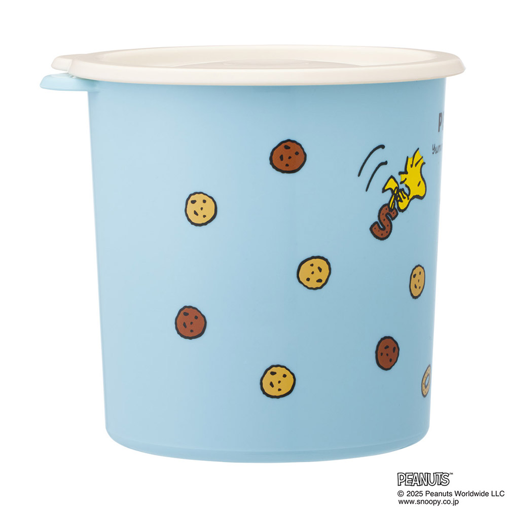 スケーター ワンタッチ 密閉 保存容器 L 1000ml プラスチック 日本製 蓋付き 食品保存 軽い skater SOT10 スヌーピー クッキー SNOOPY ピーナッツ 女性【密閉容器 おしゃれ 食品保存容器 ワンプッシュ レンジ可】