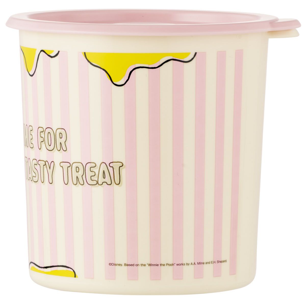 スケーター ワンタッチ 密閉 保存容器 L 1000ml プラスチック 日本製 蓋付き 食品保存 軽い skater SOT10 くまのプーさん プーさん Pooh ハチミツカフェ【密閉容器 おしゃれ 食品保存容器 ワンプッシュ レンジ可】