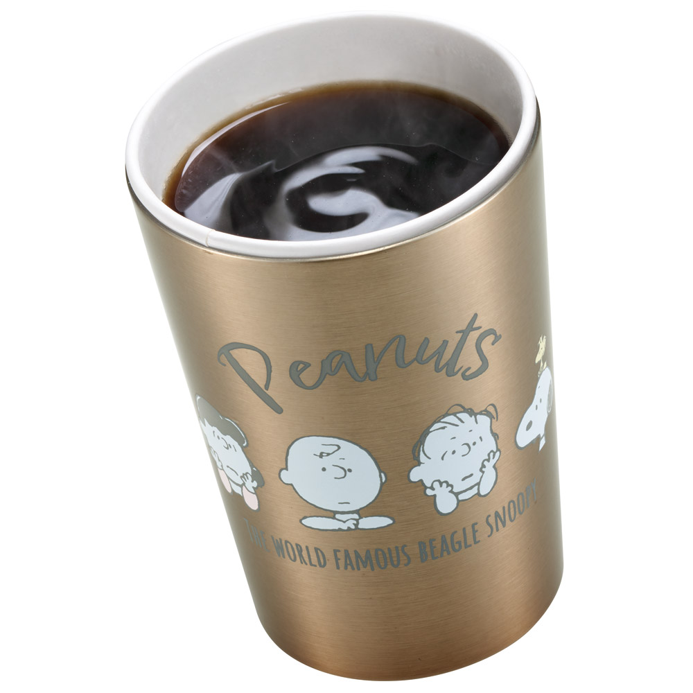 【送料無料】ステンレスタンブラー キャラクター コンビニ タンブラー ステンレス 400ml 保温 skater スケーター STCV2 スヌーピー 24年 SNOOPY ピーナッツ 女性