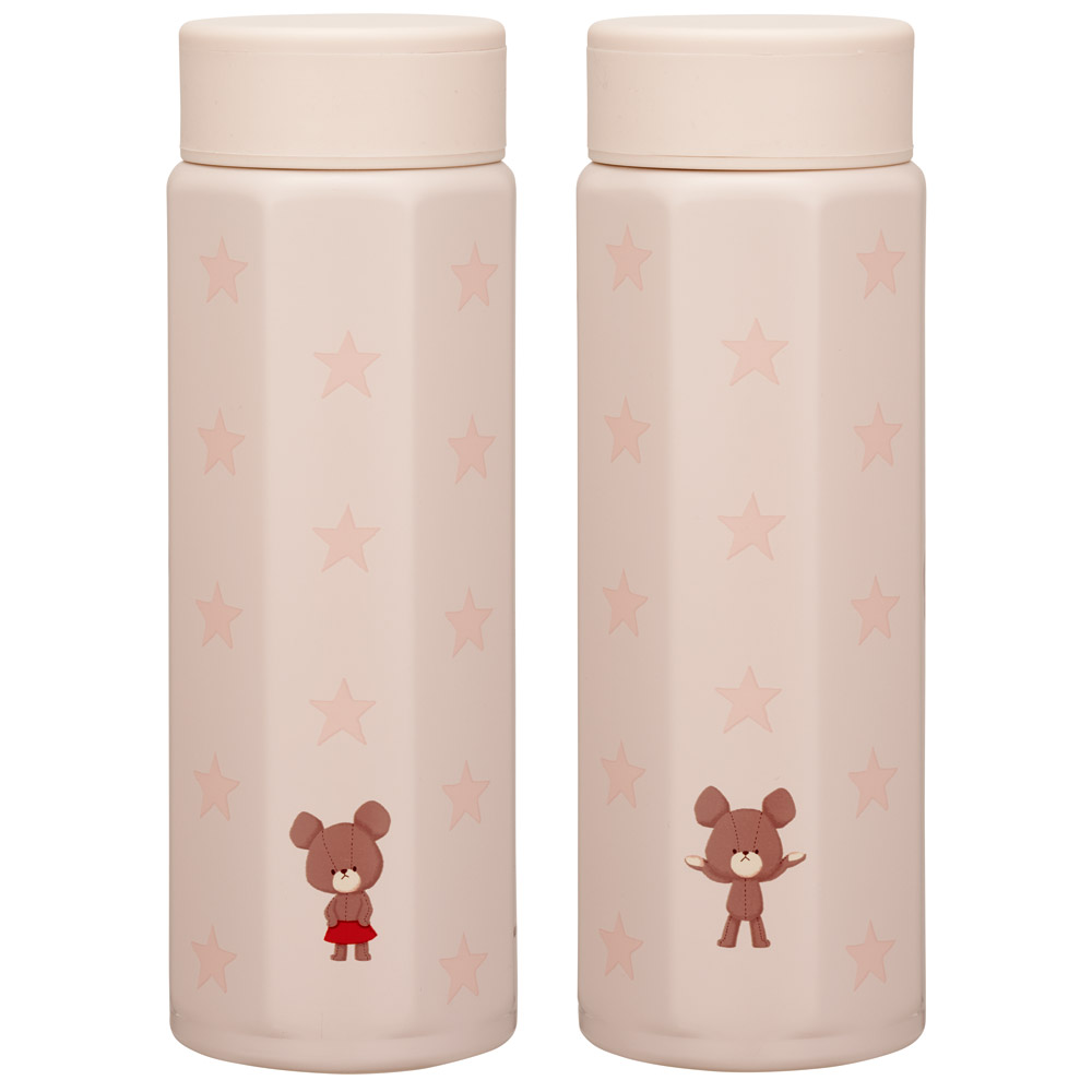 八角形 ステンレス マグボトル 水筒 500ml 保冷 保温 直飲み 大人 キャラクター skater スケーター STO5 くまのがっこう クマの学校 男の子 女の子 女子
